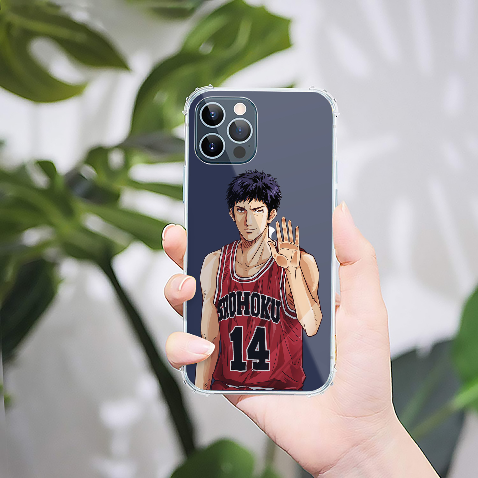 （画像用） SLAM DUNK／スラムダンク 【iPhone 12シリーズ対応】透明スマホケース（クリアソフトケース）
